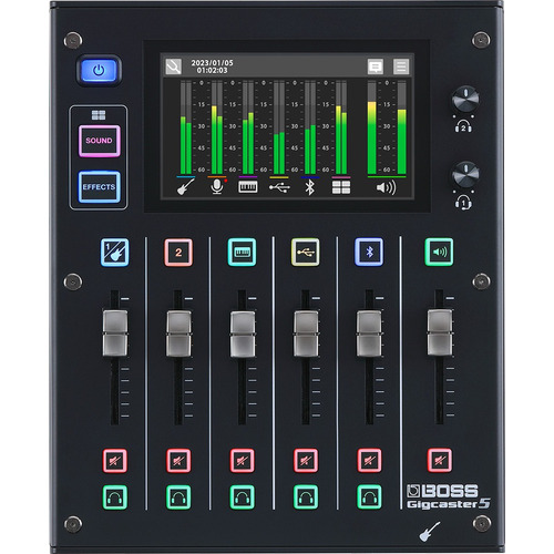 Mezcladora De 5 Canales Para Streaming Boss® Gcs-5