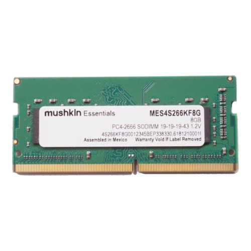 Memoria RAM Essentials 8GB 1 Mushkin MES4S266KF8G