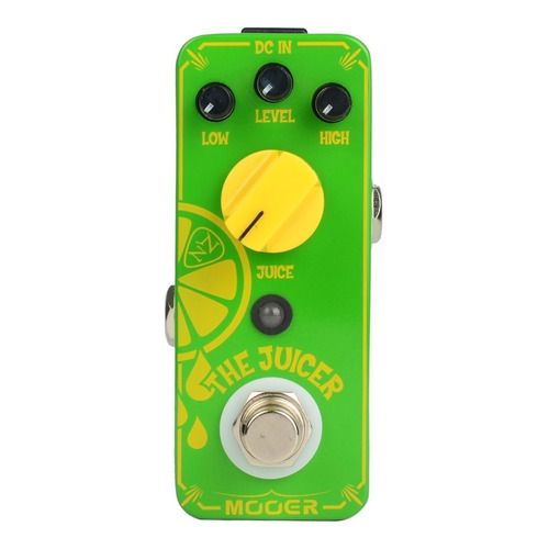 Pedal Mooer The Juicer Neil Zara Signat Overdrive Color Verde lima