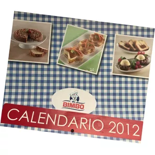 Bimbo Recetario Calendario 2012 - 6 Recetas De Cocina