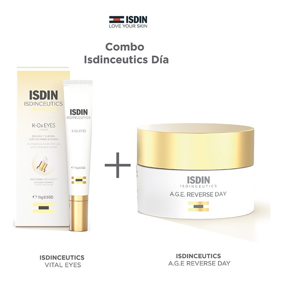 Isdin Age Reverse Dia + K- Ox Eyes Ojos Rutina Antiedad