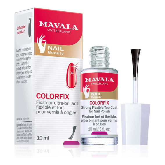 Mavala Colorfix | Capa Superior Flexible Fuerte Para Uñas . Color Claro