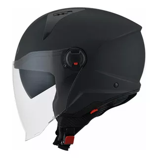 Capacete Kyt D-city Plain Preto Fosco Tamanho Gg - Tamanho Do Capacete 62