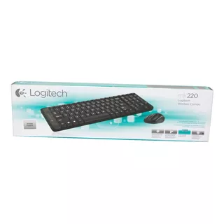 Teclado Y Mouse Logitech Mk220 Negro Kbmslomk220