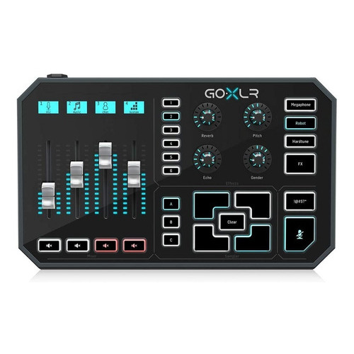 Mezcladora Mixer de Audio TC Helicon GoXLR de 4 canales