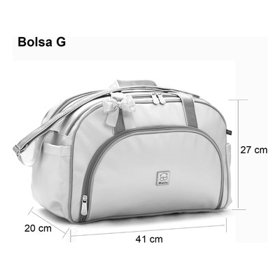 Bolsa Maternidade Grande Bebe Menina Menino Enxoval Miellu Cor Ouro Rosa