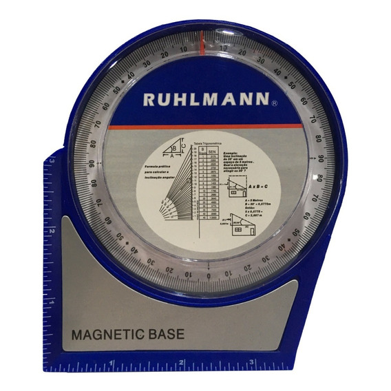 Medidor Nivel Angular Goniómetro Magnético Ángulos Ruhlmann