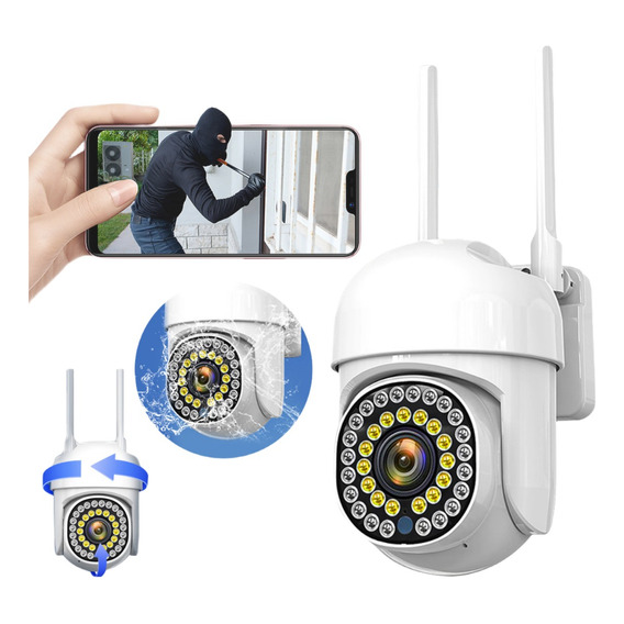 Cámara De Seguridad Wifi Exterior Vision Nocturna 2mp 5g