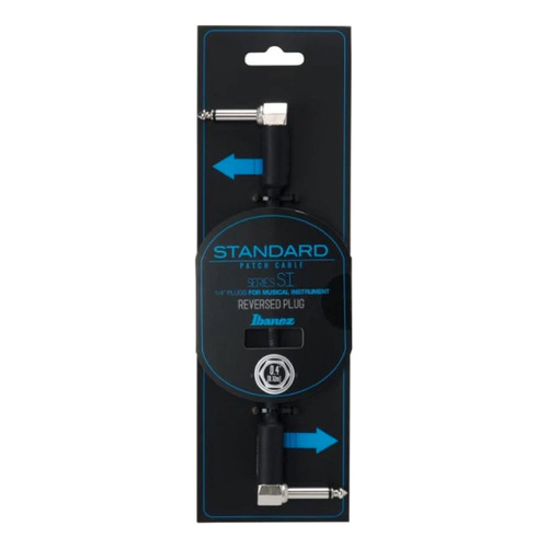 Cable Para Pedal Ibanez Si04pr 12 Cm Angulado Negro