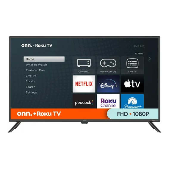 Television Onn 100069992 Smart Tv Pantalla Led 43'' Full Hd