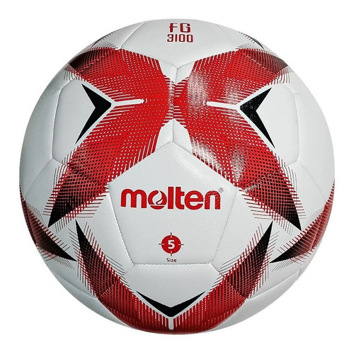 Balón Futbol Molten Forza Híbrido F5r3100 No.5 Color Rojo