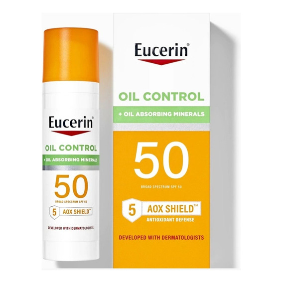 Protector Solar Eucerin 50+ Para Piel Mixta A Grasa 75 Ml