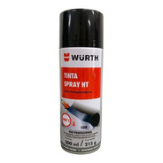 Spray Preto Fosco Alta Temperatura Até 600 ºc - Wurth
