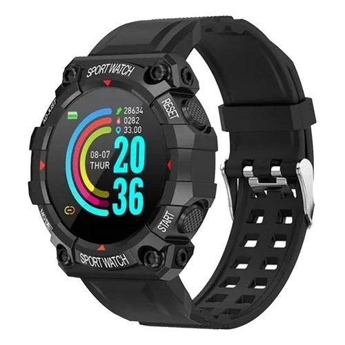 Watch Reloj Inteligente Smartwatch Serie Militar Táctico Band Resistente Al Agua Sensor Uso Rudo Contra Agua Monitor Deportivo Smart Watch Negro Comerliv 