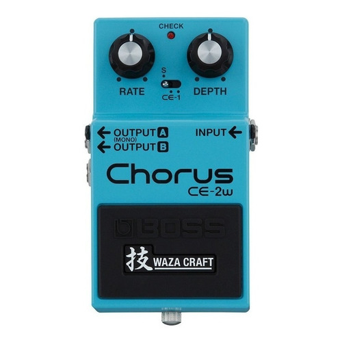 Pedal de efecto Boss Waza Craft Special Edition Chorus CE-2W  turquesa