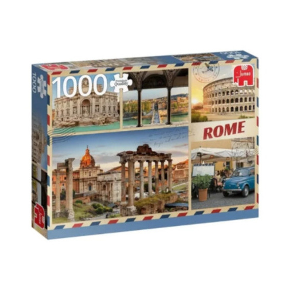 Puzzle Jumbo X 1000 Piezas Saludos Desde Roma. 18862