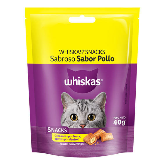 Whiskas Snacks Sabroso Sabor Pollo 40gr