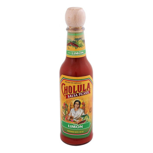 Salsa Cholula Limón Frasco 150ml