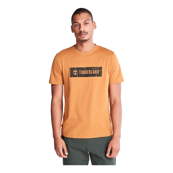 Playera Para Hombre Timberland Logotipo Lineal Tb0a5r1rp47