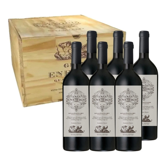 Vino Gran Enemigo Gualtallary Cabernet Franc X6. Quirino 