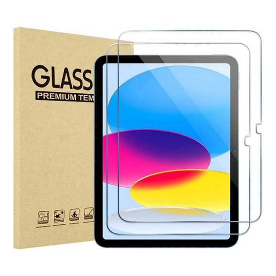 2 Micas Cristal Templado Para iPad 10 Año 2022 10.9 Pulgadas
