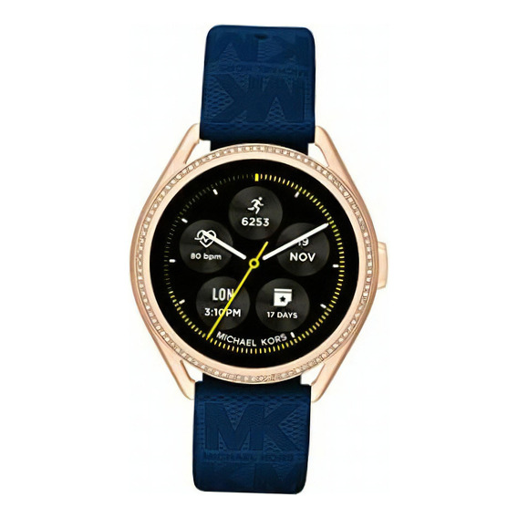 Smartwatch Michael Kors Mkt5142v De Goma En Color Azul Para