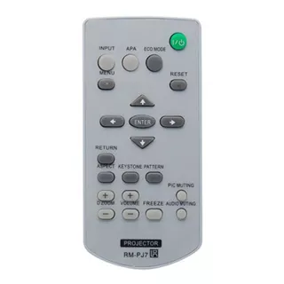 Controle Sony Projetor Rm-pj7 Vpl-dx130b Vpl-dx140 Vpl-dw120