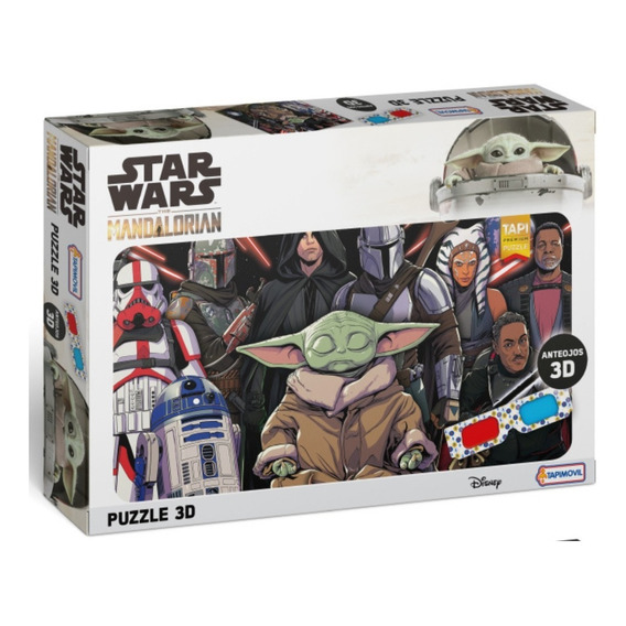 Puzzle Rompecabezas Star Wars 60 Piezas Con Lentes 3d - Edu