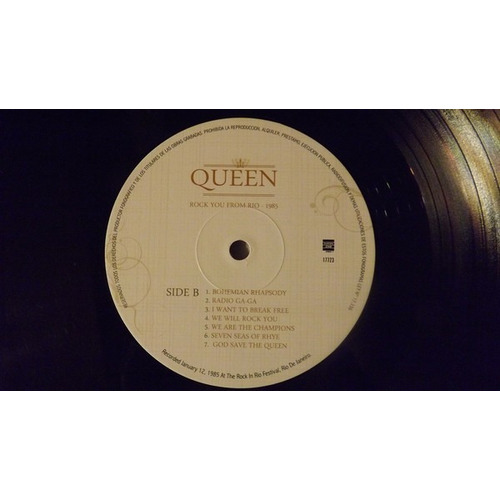 Vinilo Queen / Rock You From Rio 1985/ Nuevo Sellado