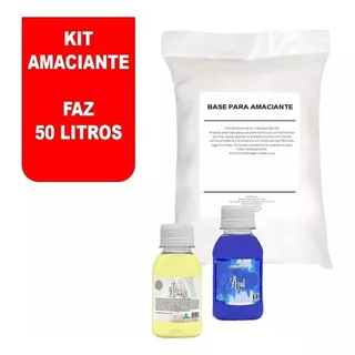 Kit Base Amaciante + Corante + Essência Confort -  Faz 50l