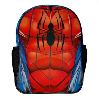 Marvel Spiderman Mochila Color Rojo