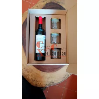 Caja Embalaje Para Botella Regalo Inserto Envío Inmediato