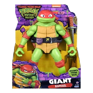 Figura Tortugas Ninjas Gigante Rafael 30 Cm Playmates