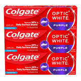 Colgate Optic White Purple Pasta De Dientes Para Blanquear L