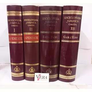 Enciclopedia Juridica Omeba Apéndice 1 Y 2 - Tomos 11 Y 13