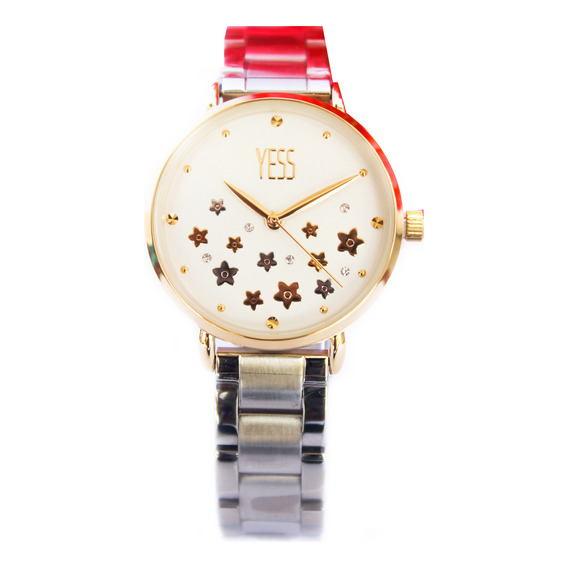 Reloj Yess Original Dama Oro Rosa + Envío Gratis