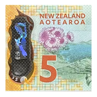 Nueva Zelanda- 5 Dólares - Año 2015 - P #191 - Plástico
