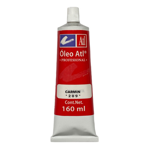 Pintura Oleo Atl T-40 160ml Tubo Grande Color del óleo 209 Carmin