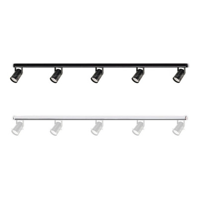 Riel 2 Metros 5 Luces Spot Apto Led Deco Moderno