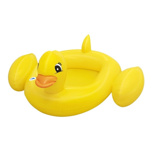Silla Inflable Funspeakers Duck Para Bebe Mod.34151 Color Amarillo