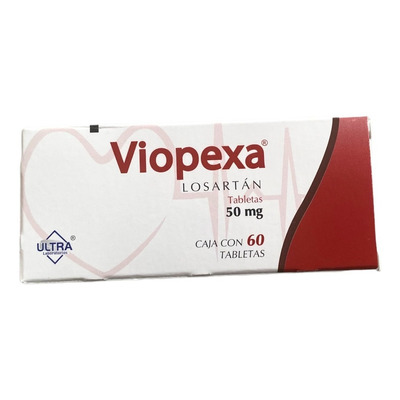 Dos Cajas De Vipexa Losartán 50mg 60 Tabletas