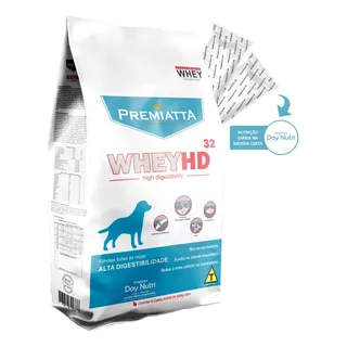 Ração Premiatta Whey Hd 32 Para Cães Filhotes (6kg=30x200g)