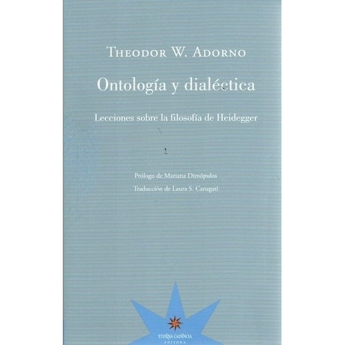 Ontologia Dialectica - Adorno, Theodor W
