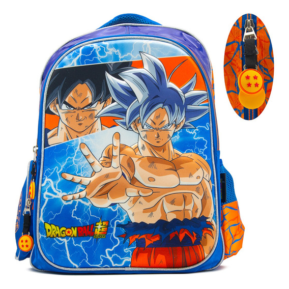 Mochila Primaria Escolar Dragon Ball Super Goku Original