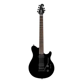 Guitarra Eléctrica Sterling Axis Ax3s Single-cutaway De Tilo Black Con Diapasón De Jatoba