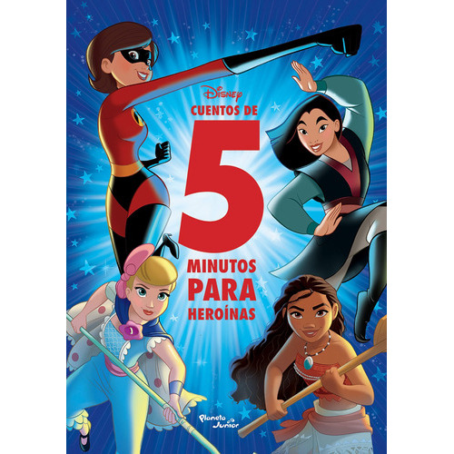 Cuentos De 5 Minutos Para Heroínas, De Disney. Serie Disney Editorial Planeta Infantil México, Tapa Blanda En Español, 2020