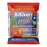Caramelos Billiken Mas+ Frutal Masticables Surtidos 600 Grs.