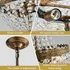 Kaiqi 4 Luces Estilo Imperio Frances, Mini Lampara De Crista