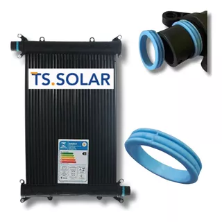 1 Coletor Solar 3mt Aquecimento Piscina + Kit Fechamento 