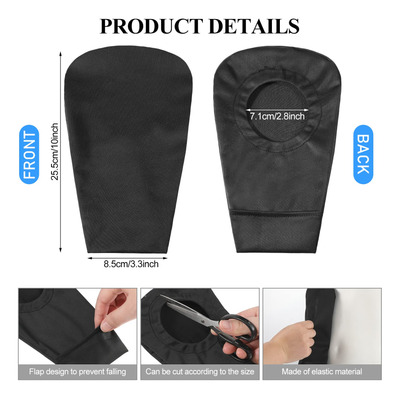 4 Fundas Negras Para Bolsa De Ostomia, Funda Protectora De O